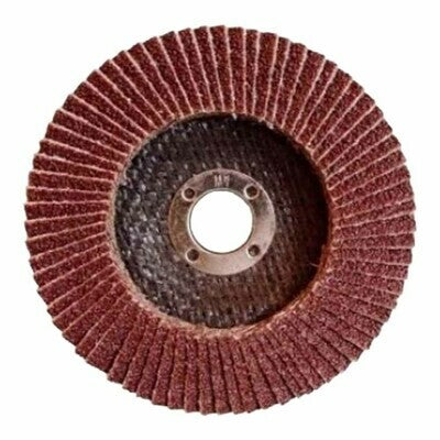 Flap Wheel Disc | 115mm | Grit 120 | Red | Mild Steel
